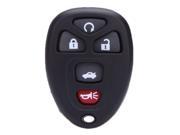 Replacement Keyless Entry Remote Key Fob Shell Case 5 Button Pad for GM