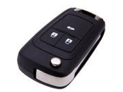 THZY Replacement 3 Buttons Keyless Entry Remote Flip Folding Key Fob Case Shell Cover for Chevrolet