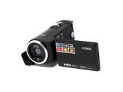 THZY HDV 107 Digital Video Camcorder Camera HD 720P 16MP DVR 2.7 TFT LCD Screen 16x ZOOM Black