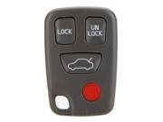 THZY Replacement 4 Buttons Keyless Entry Remote Car Key Shell Fob Case for Volvo V70 S40 S60