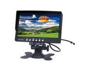 7 TFT LCD Car Rearview Color Monitor for VCD DVD GPS Camera