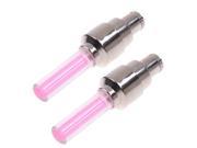 2 Red LED Flash Tyre Wheel Valve Cap Light for Car Bike bicycle Motorbicycle