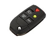 Replacement 5 Buttons Keyless Entry Remote Flip Folding Car Key Fob Case Shell for Volvo XC70 XC90 V50 V70 S60