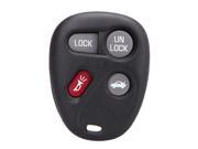 Replacement Keyless Entry Remote Key Fob Shell Case 4 Button Pad Compatible with Buick AB01502T
