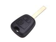 THZY Replacement Transponder Remote Car Keyless Key FOB Shell Case for PEUGEOT 2 Button 307 107 207 407