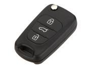 Replacement 3 Button Keyless Entry Remote Control Folding Flip Car Key Fob Shell Case Combo Compatible with HYUNDAI i20 i30