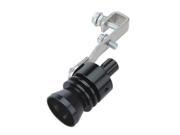 THZY Aluminum Turbo Sound Whistle Exhaust Pipe Tailpipe BOV Blow off Valve Simulator Black Size L