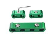 THZY 3pcs engine spark plug wire separator divider clamp kit for 8mm 9mm 10mm green