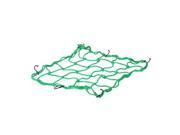 THZY Super Strong Stretch Heavy duty Motorcycle Cargo Net for Motorcycle with Iron Hooks 30cm * 30cm Green