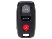 Black Replacement 3 Button Keyless Entry Remote Control Key Shell Fob Clicker Case for MAZDA 3 6 MPV Protege 5