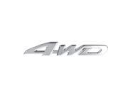 THZY 4WD Displacement Car Chromed Emblem Badge Car Sticker Logo