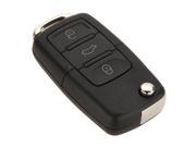 THZY 3 Button Replacement Keyless Entry Remote Car Flip Key Shell Fob Case for VW Jetta Beetle