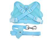 Angel Wings Puppy Dog Leashes Adjustable Walking Harness Sizes M Blue