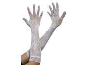 Women s Sexy Lace Wedding Party Gloves White