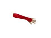 Grace Fingerless Long Gathered and Beaded Gloves red