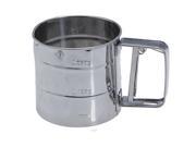 THZY Stainless Steel Flour Sifter Cup Baking Icing Sugar Shaker Strainer Sieve
