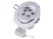 5 * 1W 85 265V 450LM White LED Ceiling Light Fixture Lamp