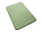 Bath mat memory foam non slip Bath mats 50*80 cotton Super absorbent green