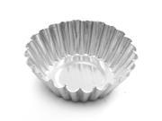 THZY 10Pcs Aluminum Foil Egg Mould Baking Cups Tart Muffin Cupcake Cases Silver 7.5cm