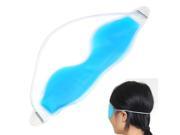 Blue Gel Filled Eye Hot Cold Mask Cooling Soothing Relaxing Headache Relief