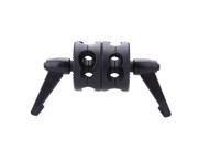 Dual Swiveling Grip Head Angle Clamp for Photo Studio Boom Arm Reflector Holder Stand Black