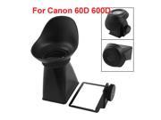 Black Portable V3 LCD Viewfinder Extender View Finder Eyecup For Canon 600D 60D