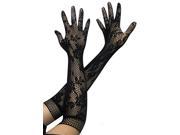 Women s Sexy Lace Wedding Party Gloves Black