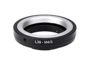 THZY Adapter Mount Ring for Leica L39 Mount Lens to Micro 4 3 Mount Camera Olympus Panasonic DSLR Camera