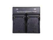 THZY Dual Channel Battery Charger for SONY NP F970 F750 F960 QM91D FM50 FM500H FM55H Battery