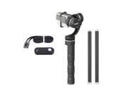 Feiyu Newest FY G4S 3 Axis Handheld Gimbal 360 Degree Turning 2* Carbon Fiber Extension Bar Remote Control Gold Black