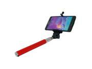 Extendable Self Portrait Selfie Handheld Stick Monopod with Smartphone Adjustable Phone Holder and Bluetooth Remote Wireless Shutter for iPhone Samsung and othe
