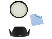 EW 73B Lens Hood 67mm UV Filter Microfiber Cleaning Cloth For Canon Digital Eos T5i T4i T3i T2i Digital SLR Cameras With Canon 18 135mm 17 85mm Lenses