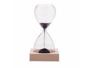 THZY 1pcs Magnet Hourglass Awaglass Hand blown Sand Timer Desktop Decoration Magnetic Hourglass Purple