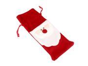 Christmas Dinner Party Santa Claus Red Wine Bottle Cover Bags Table Decor