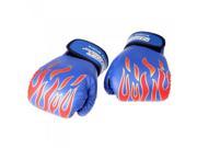 SUTEN PU MMA Professional Flame Muay Thai Training Punching Sparring Boxing Gloves Blue