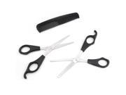 Pro 3 Pcs Hairdressing Set Hair Cutting Scissor and Thinning Scissors Comb