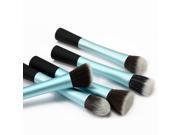 THZY 5pcs Professional Fashion Foundation Make up Brushes Set Cosmetic Powder Blush Blue