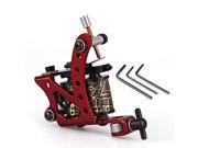 Professional Red Tattoo Machine Gun for Shader Liner 8 Wrap Coils [Misc.]