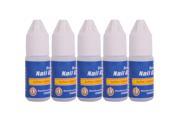 5 Pcs Professional 3g Bottle Acrylic Nail Art Glue French False Tips Manicure