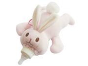 Baby Animal Holder Storage Bag Pouch Cover for Milk Bottle Pink Rabbit