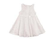 2015 lace casual dress lovely little party dress baby girl flower dress children clothes 130cm 6T White