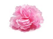 THZY Silk Flower Hair Clip Wedding Corsage Flower Clip 8cm Pink