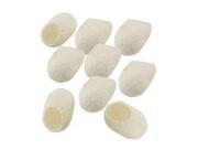 10 Pcs White Natural Silkworm Cocoon Facial Cleanser Balls