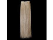8 PCS 20 Clip in Wig Piece Extensions Hair Extension Blonde Highlights