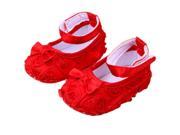Baby Girl Comfortable AntiSlip Princess Toddler Shoes 12 18 month Red