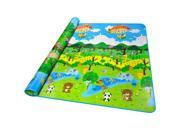 Double Side Waterproof Baby Toddler Soft Crawling Mat Picnic Blanket Play Mat The forest Botanical garden