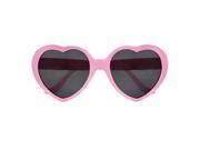 Fashion Cute Retro Love Heart Shape Lolita Sunglasses Pink