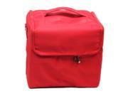 Makeup Professional Storage Beauty Box Travel Cosmetic Organizer Carry Case red