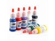 7 Color Tattoo Ink Pigment Supplies Kit 15ml 1 2 oz ounce