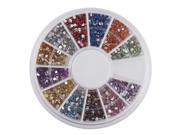 New Practical Superior 1.5mm 1800 Nail Art Rhinestone Glitter Tip Mix Gems